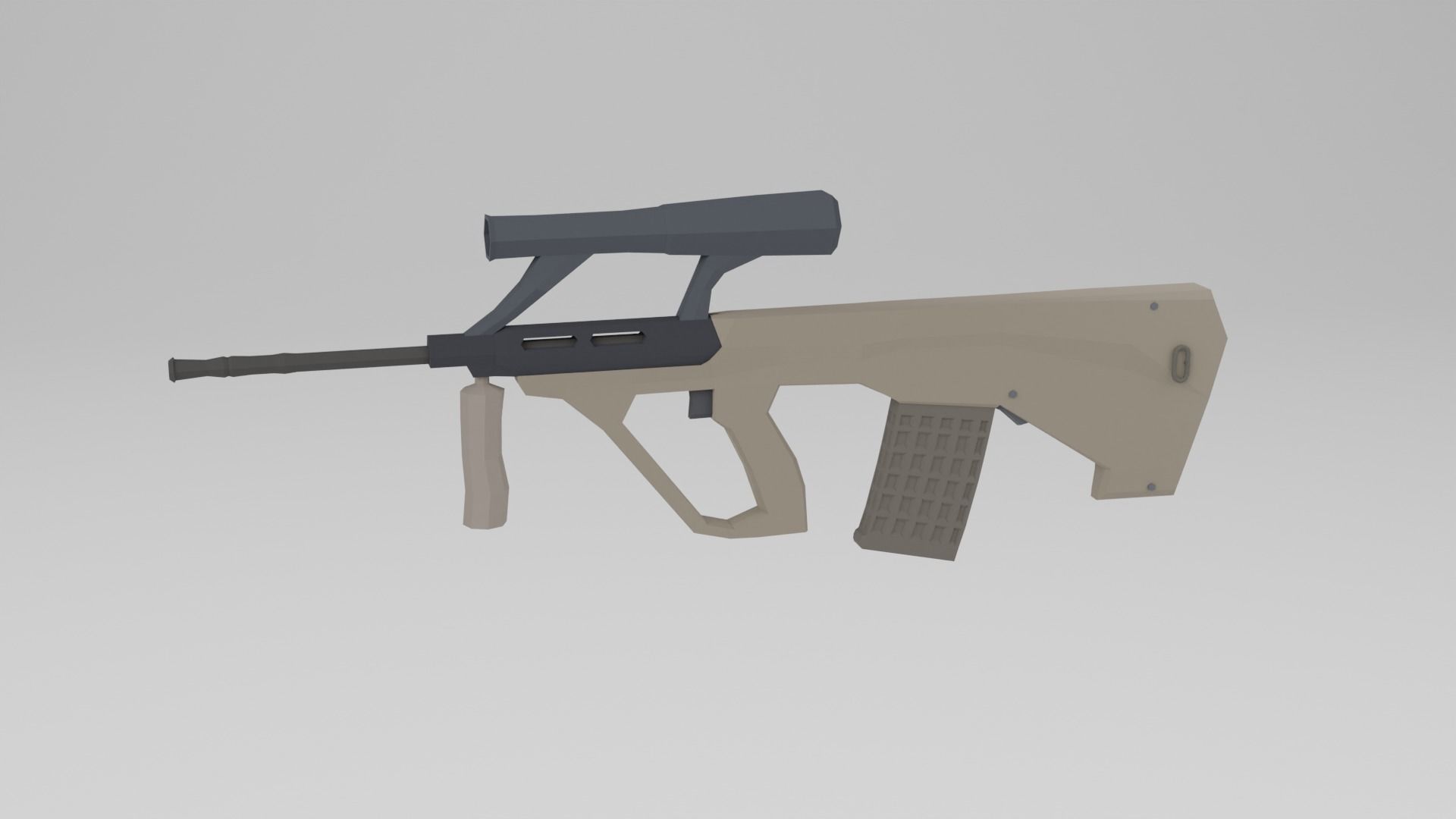 Low poly Soldiers Rigged Low-poly 3D model_27