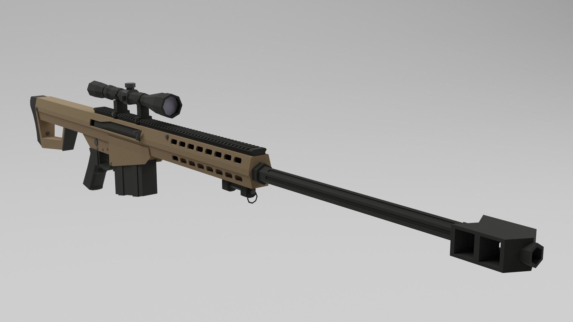 Low poly Soldiers Rigged Low-poly 3D model_29