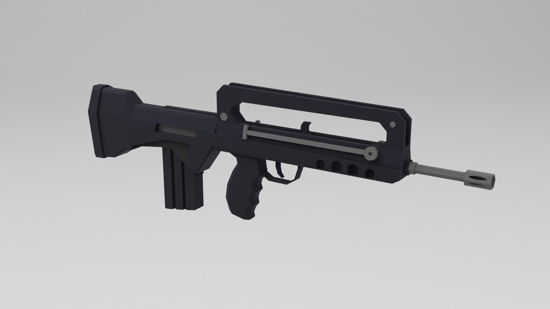 Low poly Soldiers Rigged Low-poly 3D model_32