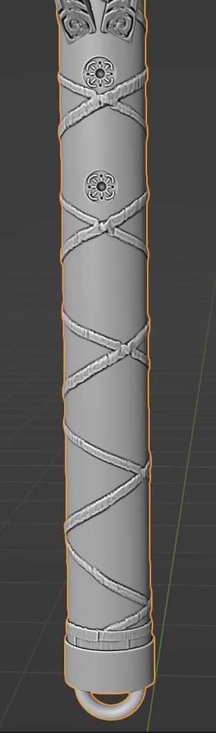 Hammer of thor 3D print model_2