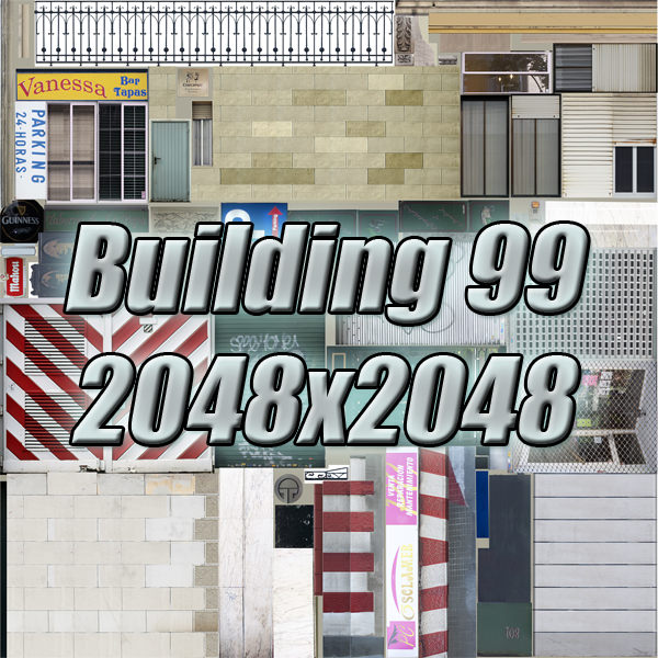 Building residential Low-poly 3D model_13