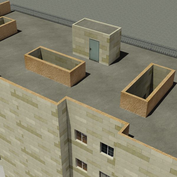 Building residential Low-poly 3D model_10