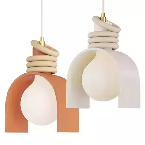 LUNAR PENDANT SIN - Hanging lamp 3D model