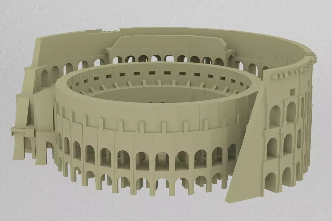 colosseum roman coliseum 3D print model_0
