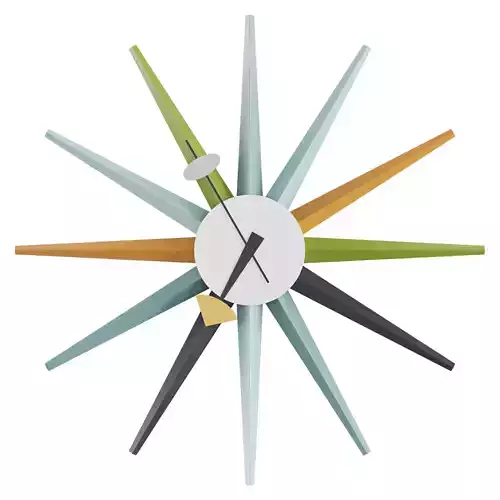 VITRA - SUNBURST CLOCK MULTICOLOR In Stock - Watch