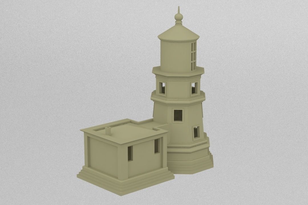 Lighthouse 3D print model_4