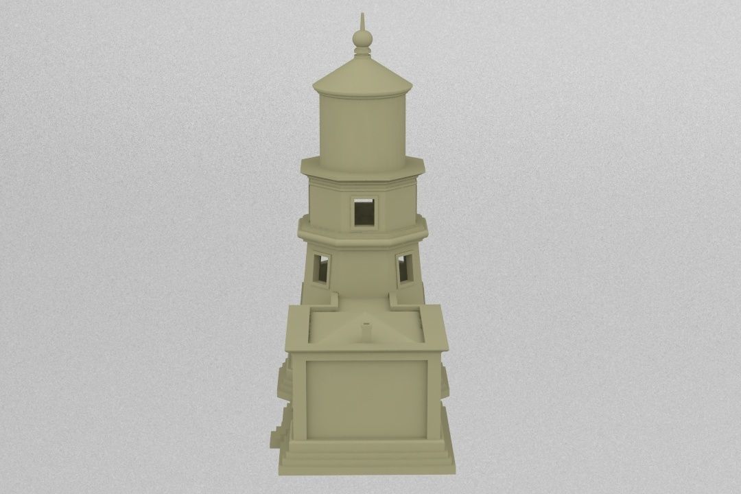 Lighthouse 3D print model_3