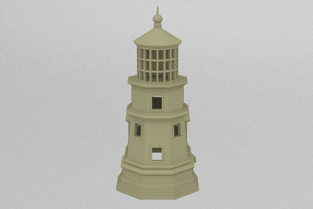 Lighthouse 3D print model_6