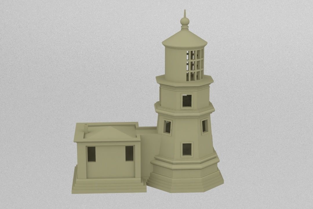 Lighthouse 3D print model_5