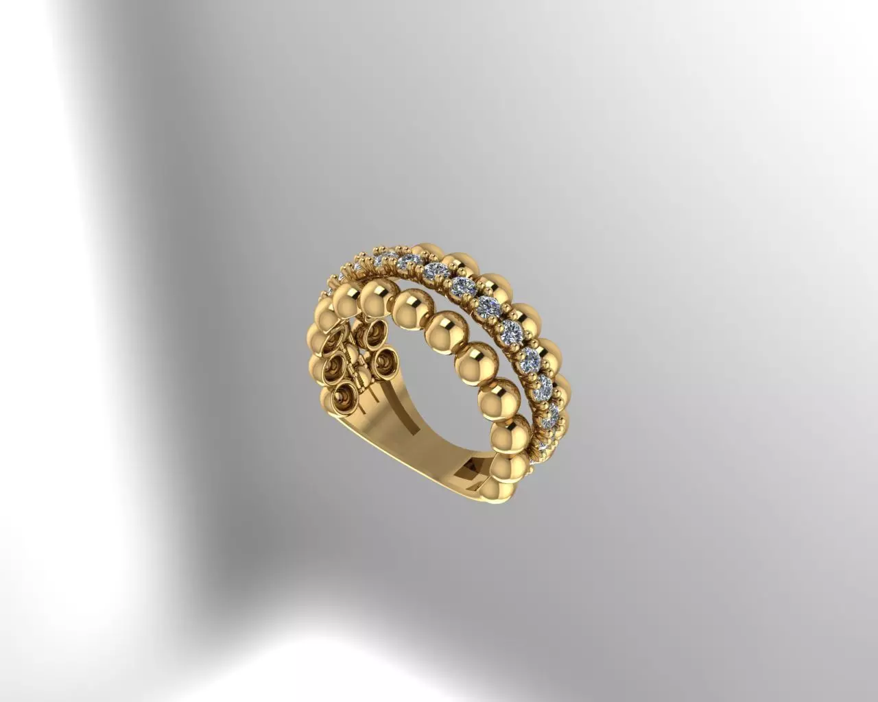 Ring Gold  3D print model_0