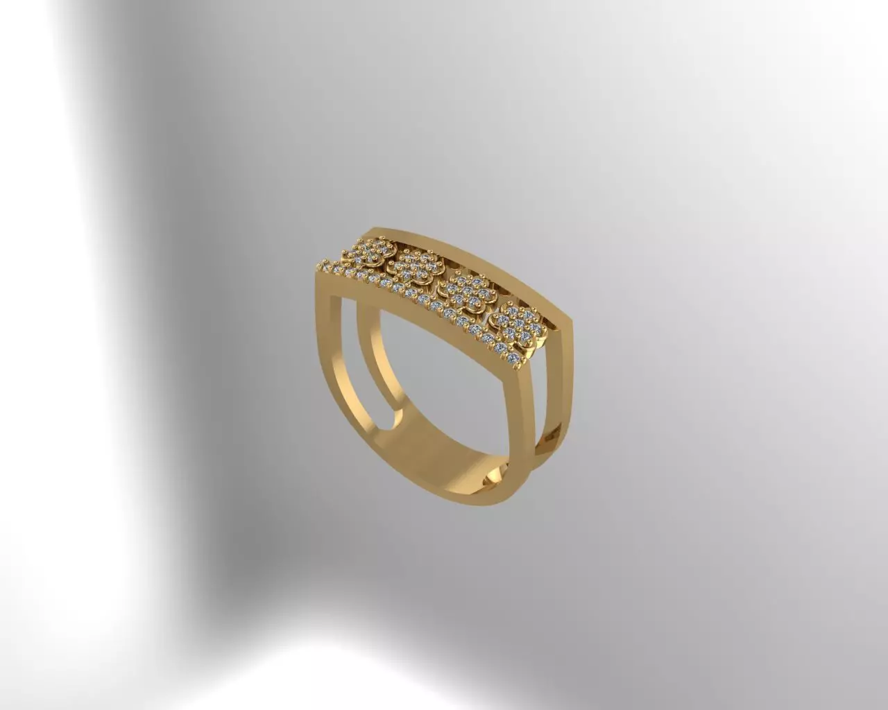 Ring Gold  3D print model_0