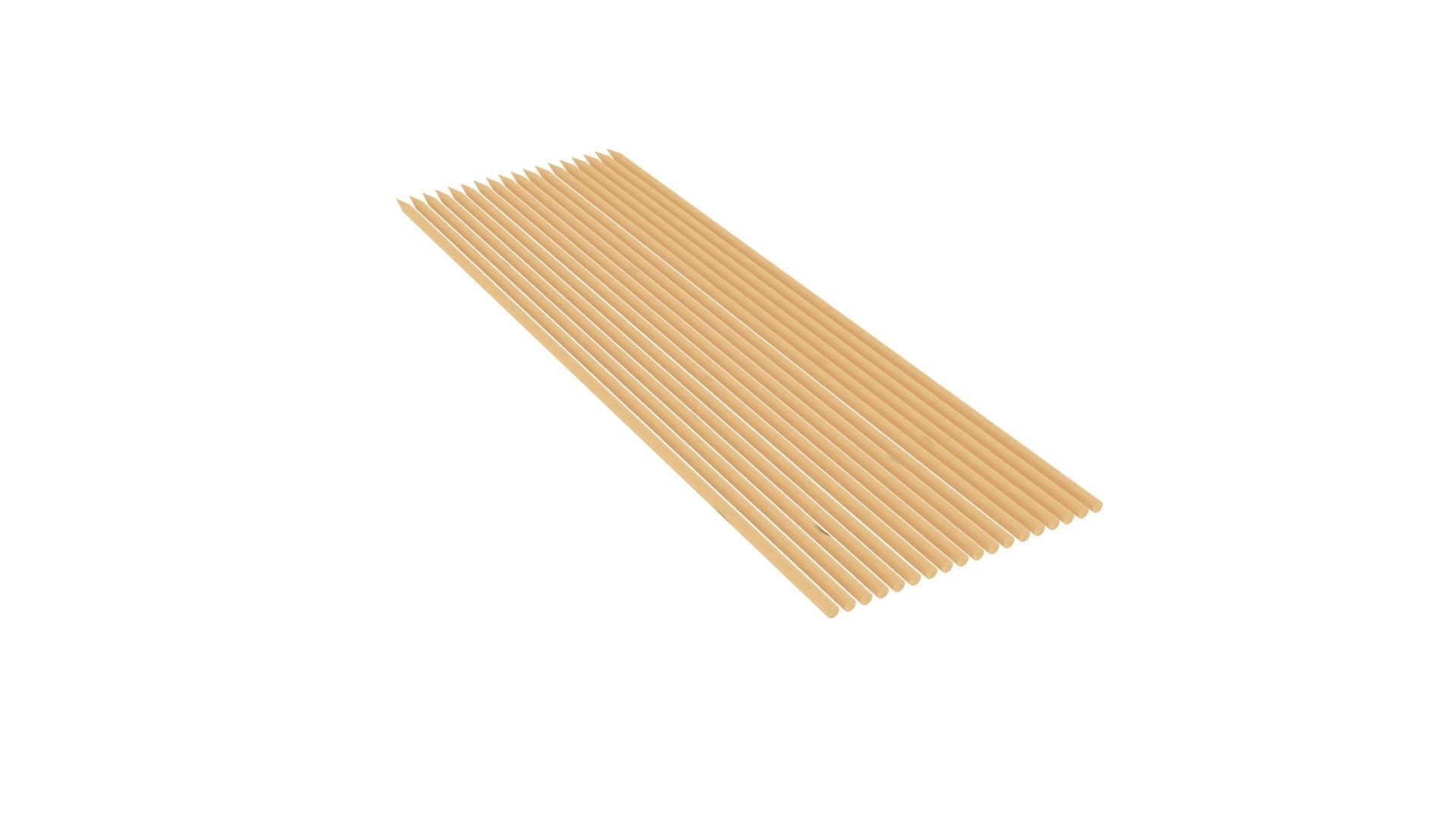 Bamboo Skewers 3D model_12