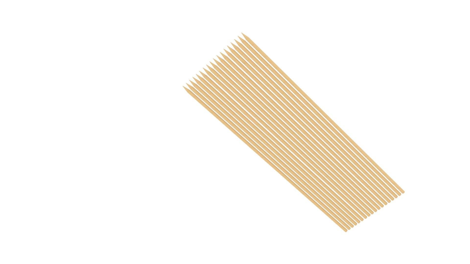 Bamboo Skewers 3D model_14