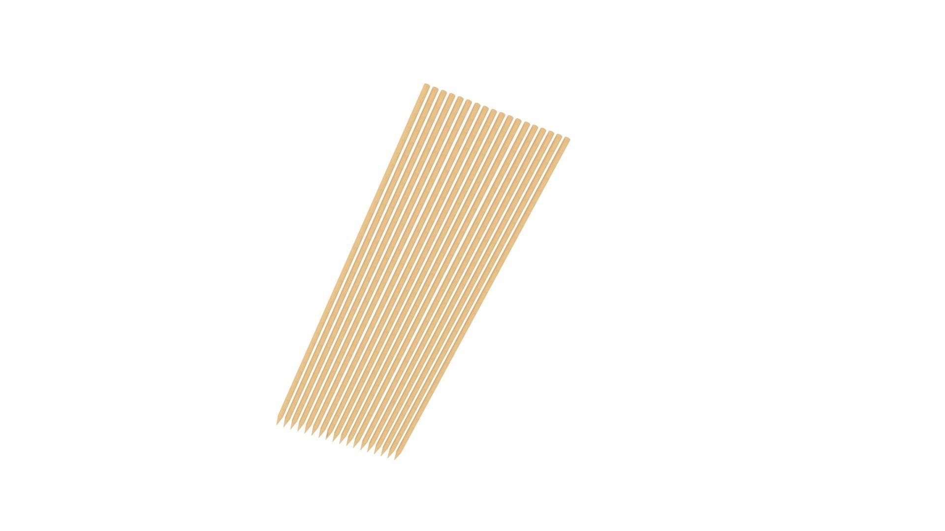 Bamboo Skewers 3D model_15