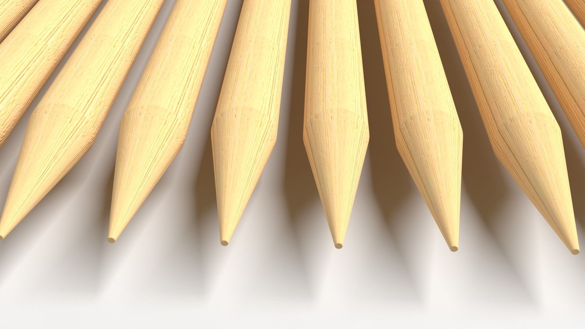 Bamboo Skewers 3D model_1