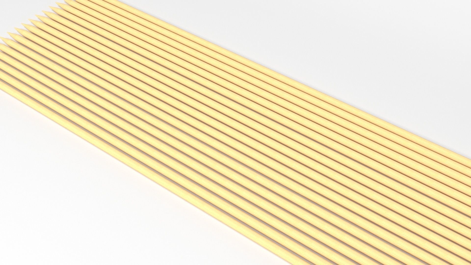 Bamboo Skewers 3D model_5