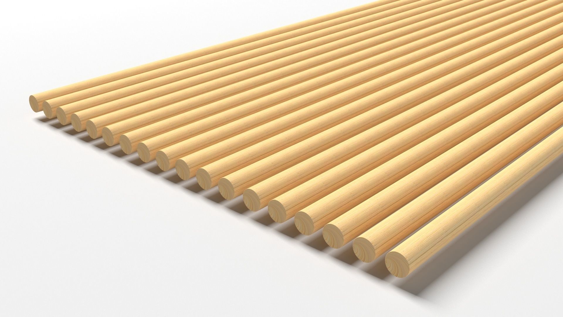 Bamboo Skewers 3D model_3