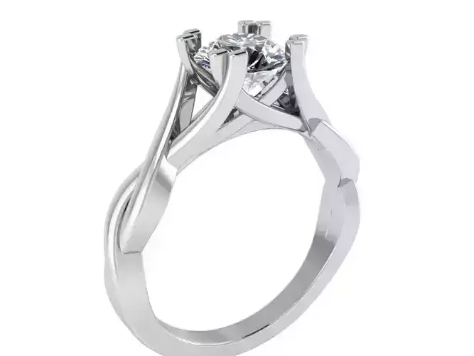  Texture Diamond ring 1449 3D print model