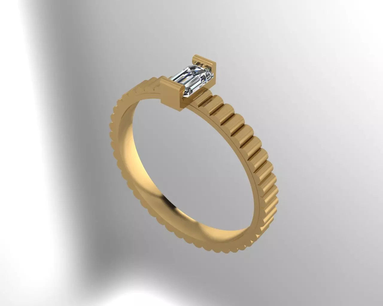 Ring Gold  3D print model_0