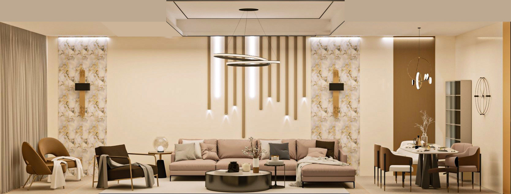 LIVING ROOM 3D print model_1