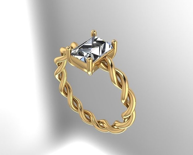 Ring Gold  3D print model