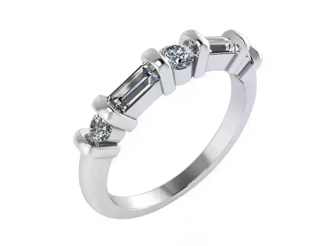 Diamond ring 1454 3D print model
