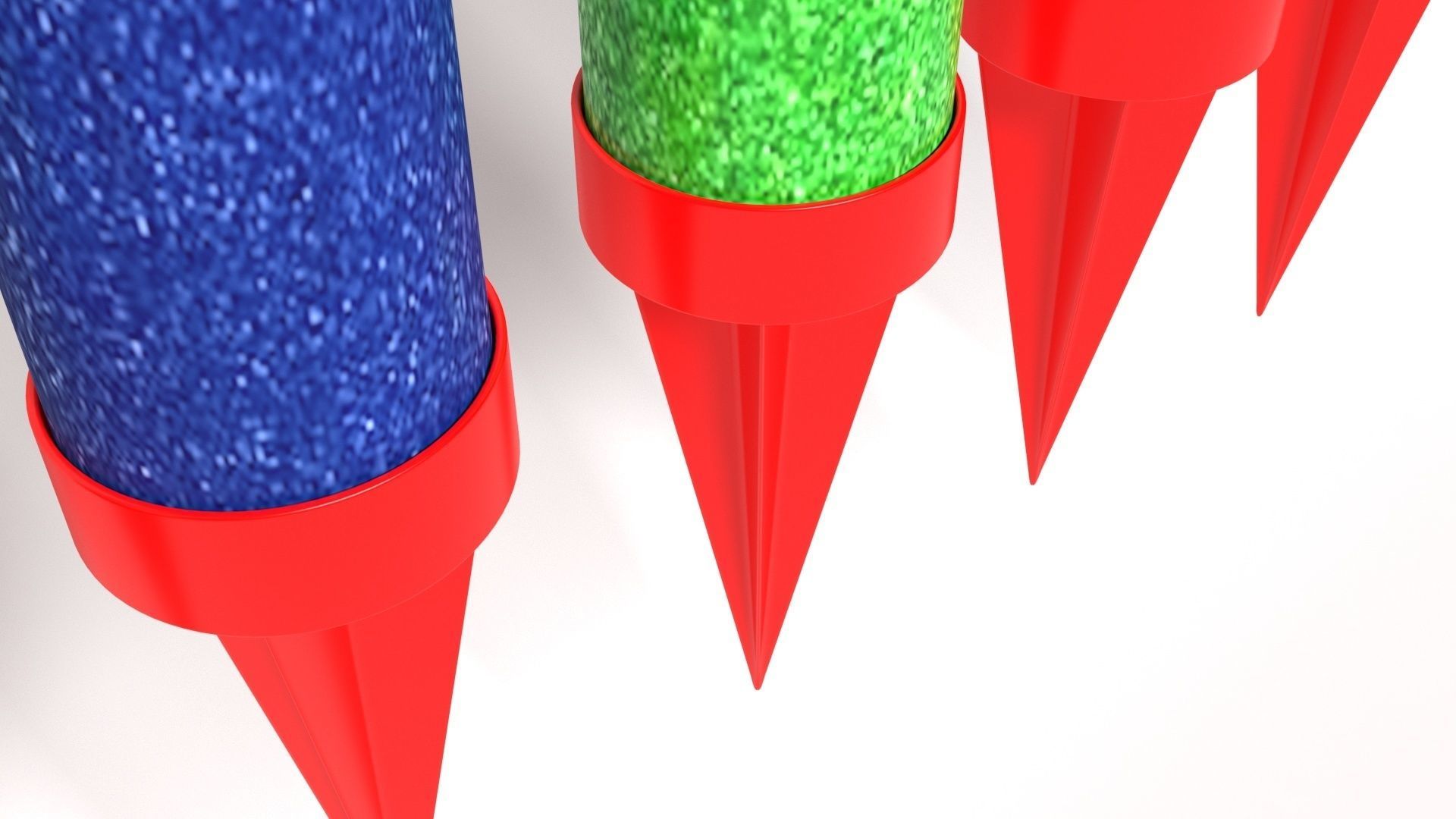 Firework Candles 3D model_7