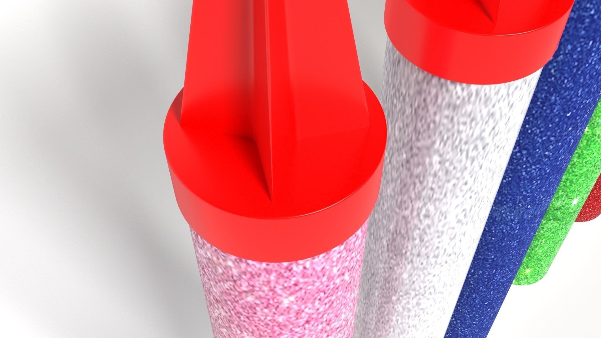 Firework Candles 3D model_13