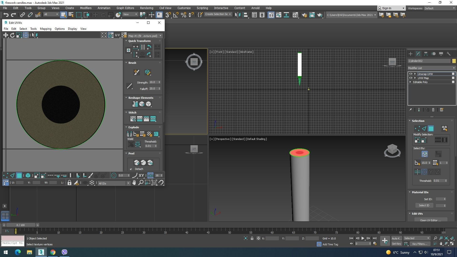Firework Candles 3D model_30