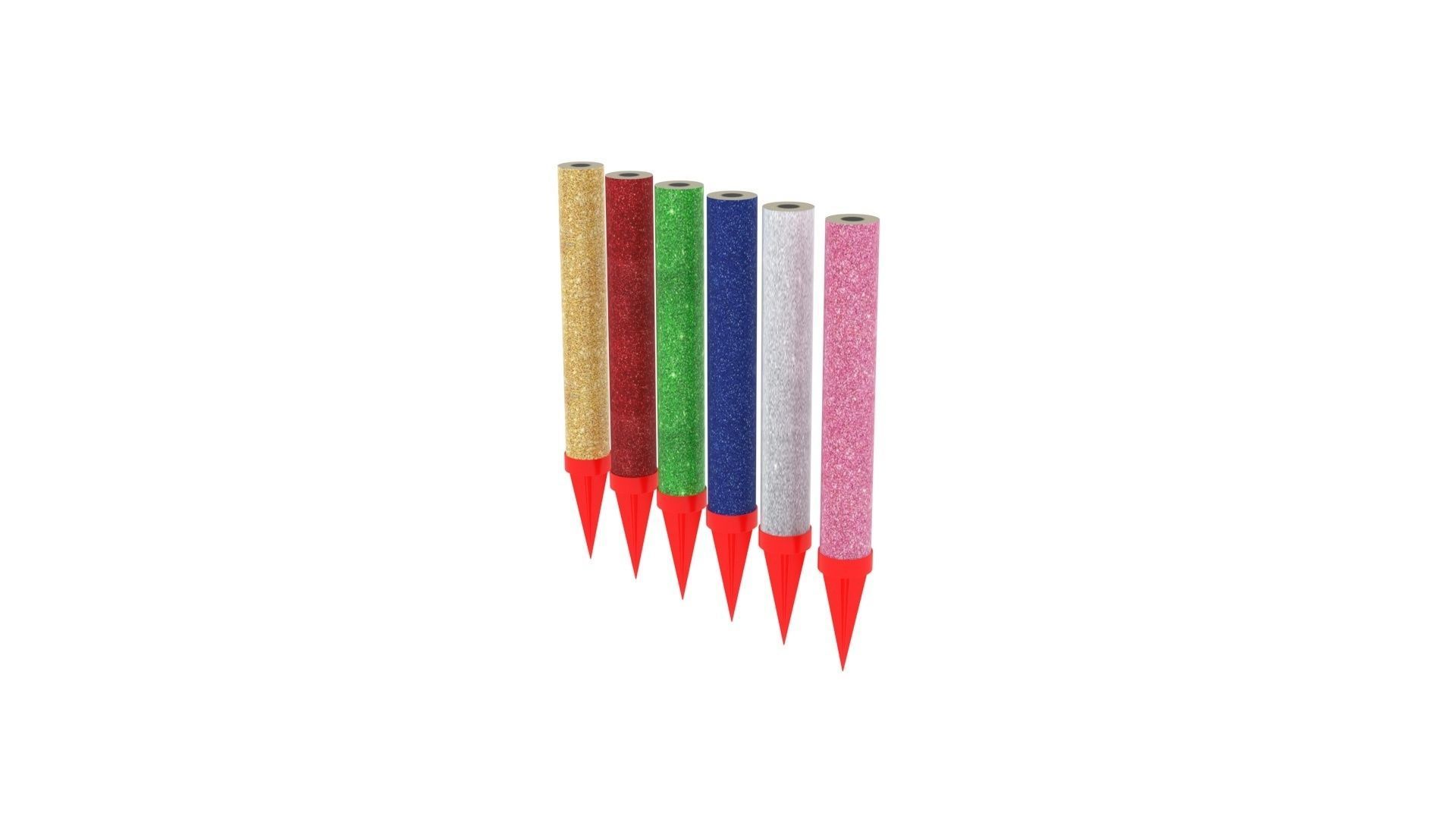 Firework Candles 3D model_20