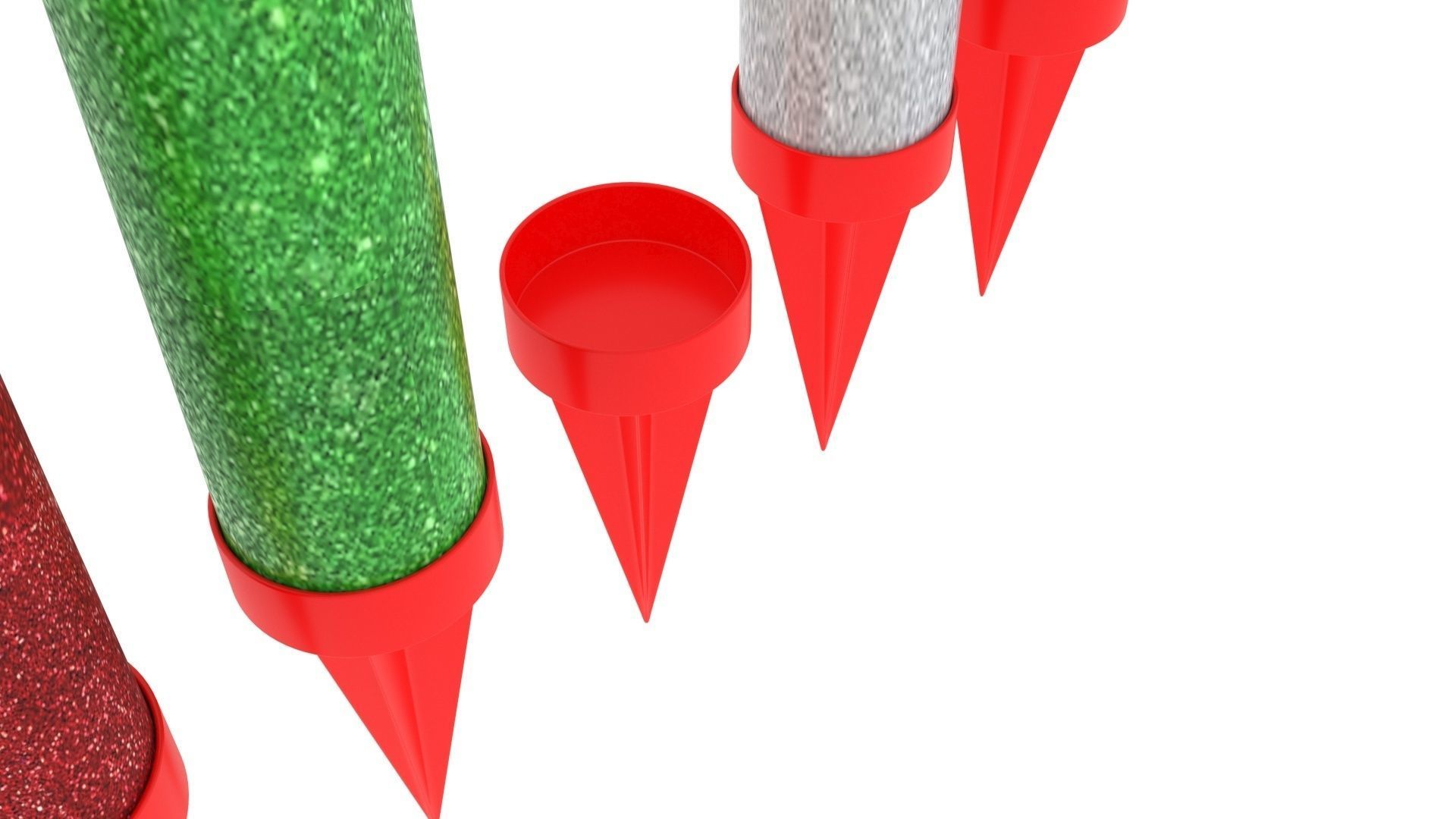 Firework Candles 3D model_23