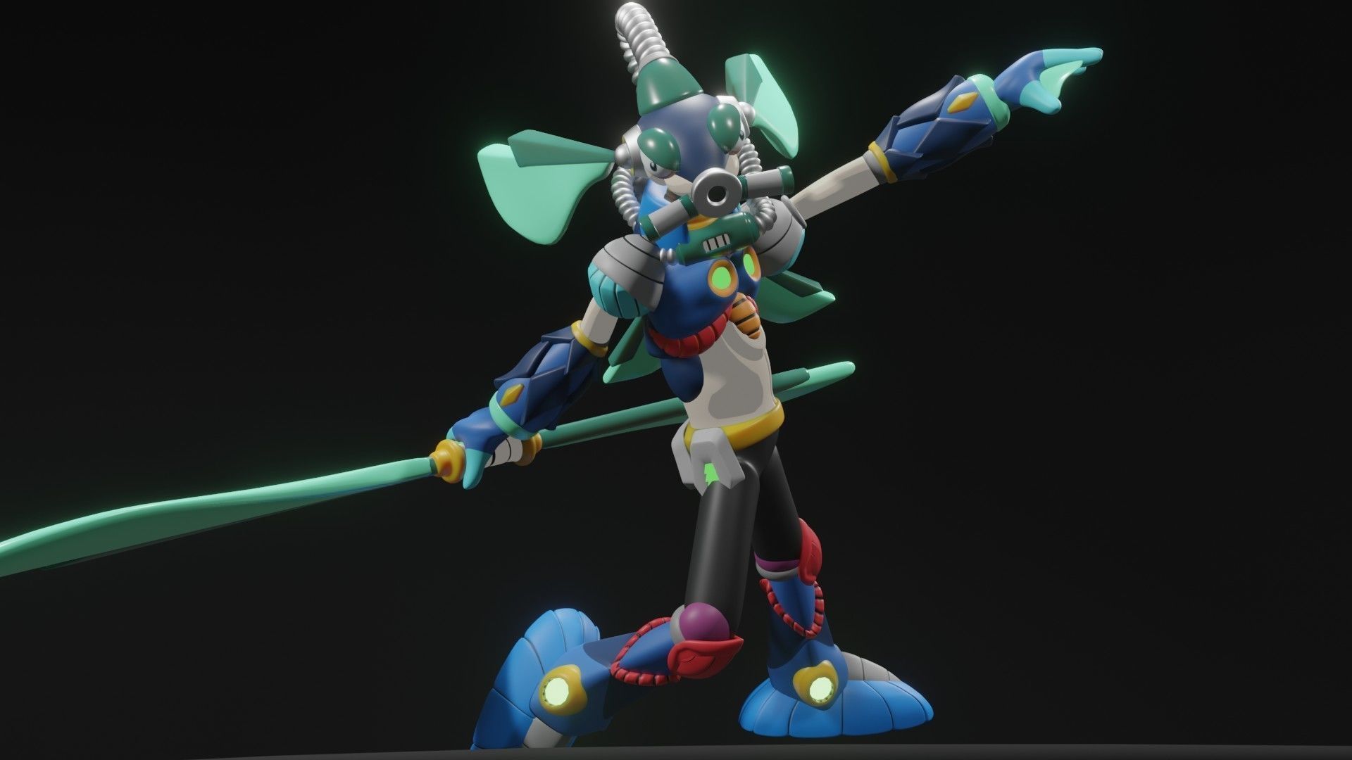 Splash Warfly 3D model_9