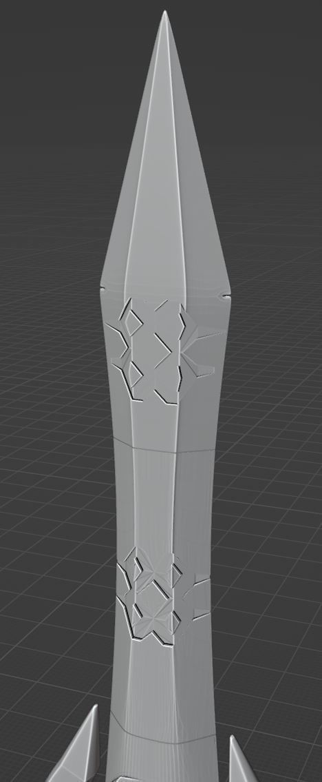 gungnir odin scepter 3D print model_2