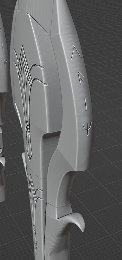 gungnir odin scepter 3D print model_4