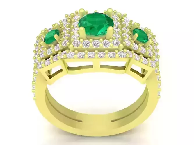 hongkong diamond lady ring 3844