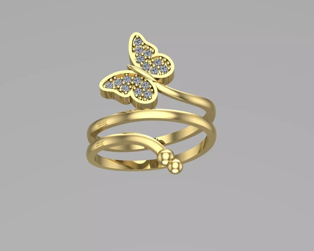 Ring Gold  3D print model_0