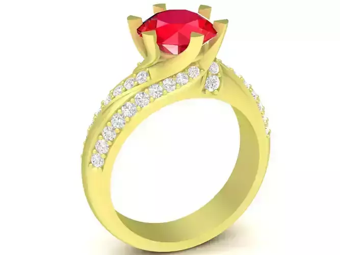hongkong diamond lady ring 3845