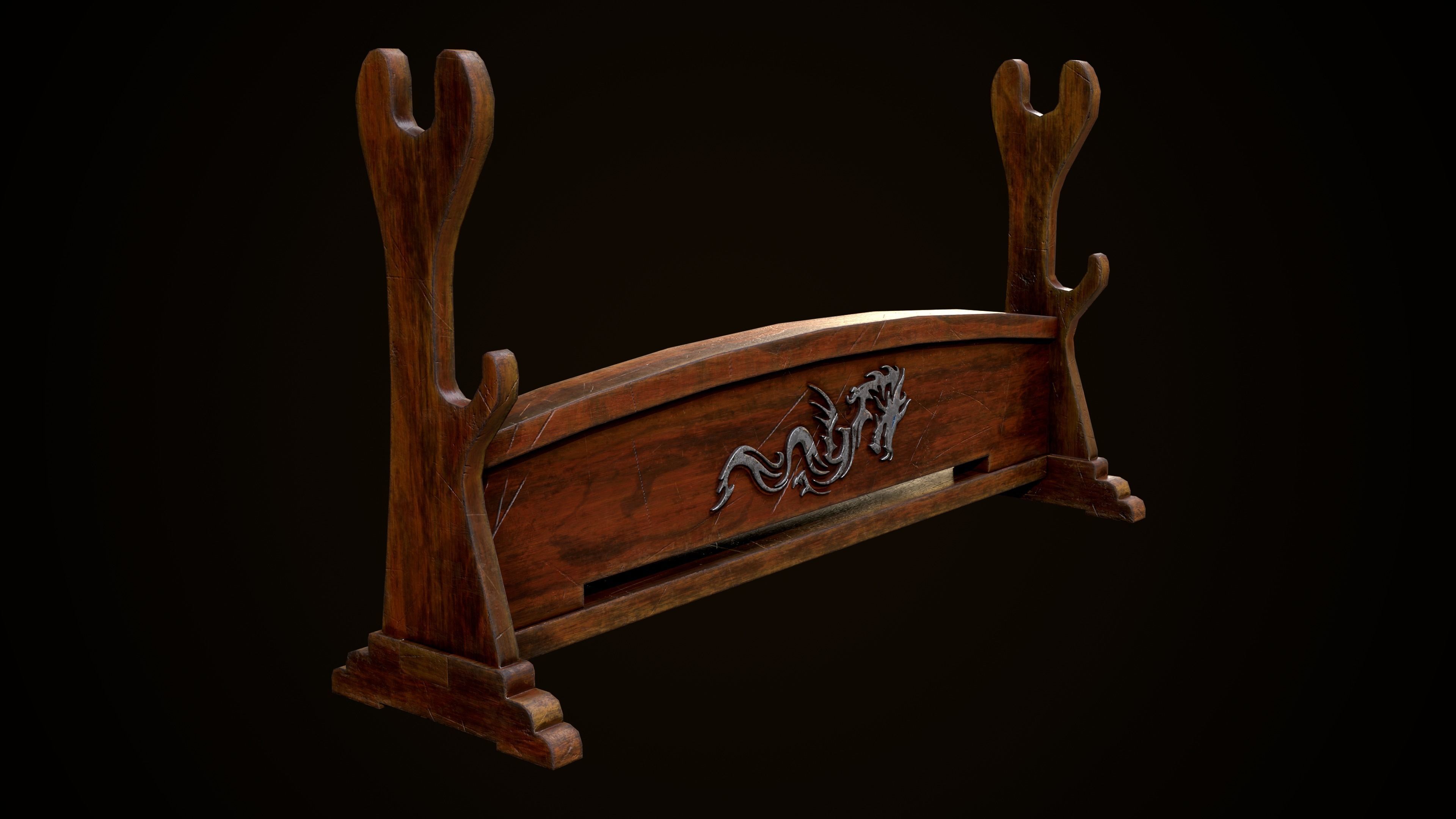 Demon Hunter Sword Low-poly 3D model_6