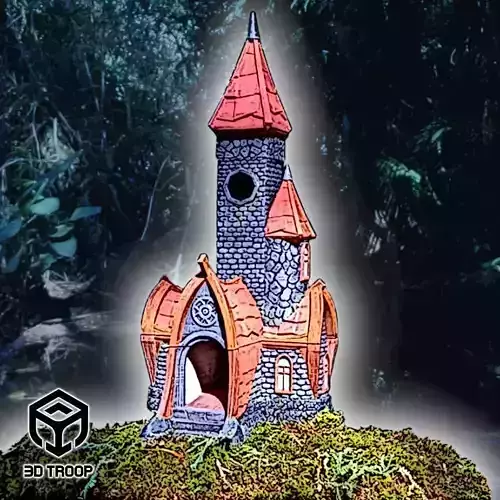 DESTINY CHURCH - DICE TOWER 3D print model