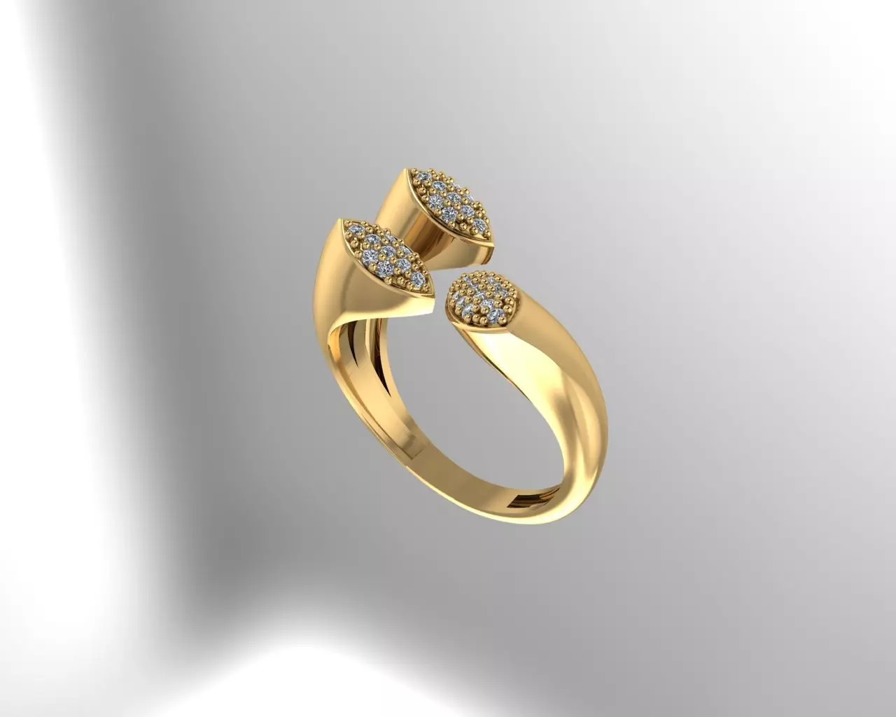 Ring Gold  3D print model_0