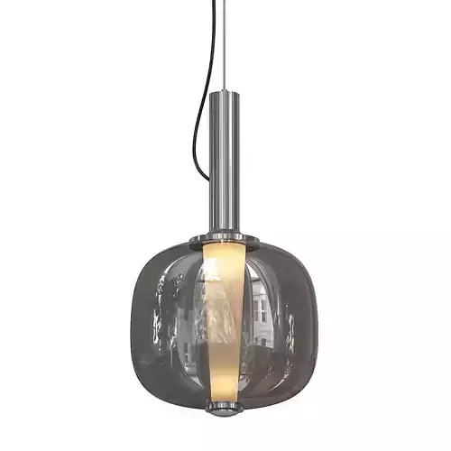 FOLLETT modern pendant light with glass shade