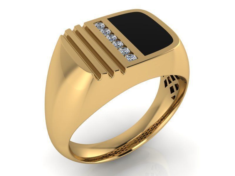 Man dream brilliant ring 1471 3D print model 3D print model_1