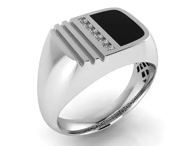 Man dream brilliant ring 1471 3D print model