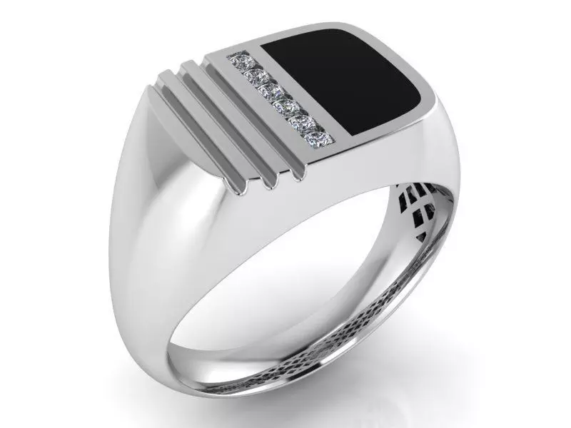 Man dream brilliant ring 1471 3D print model 3D print model_0