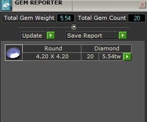 2-Row Brilliants ring 1473 3D print model 3D print model_8