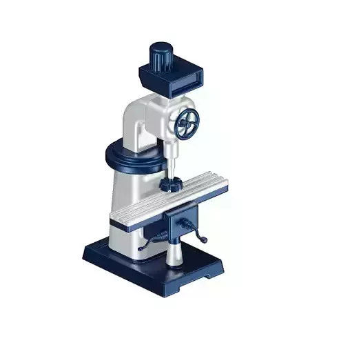 Educational Milling Machine Toy 3D model