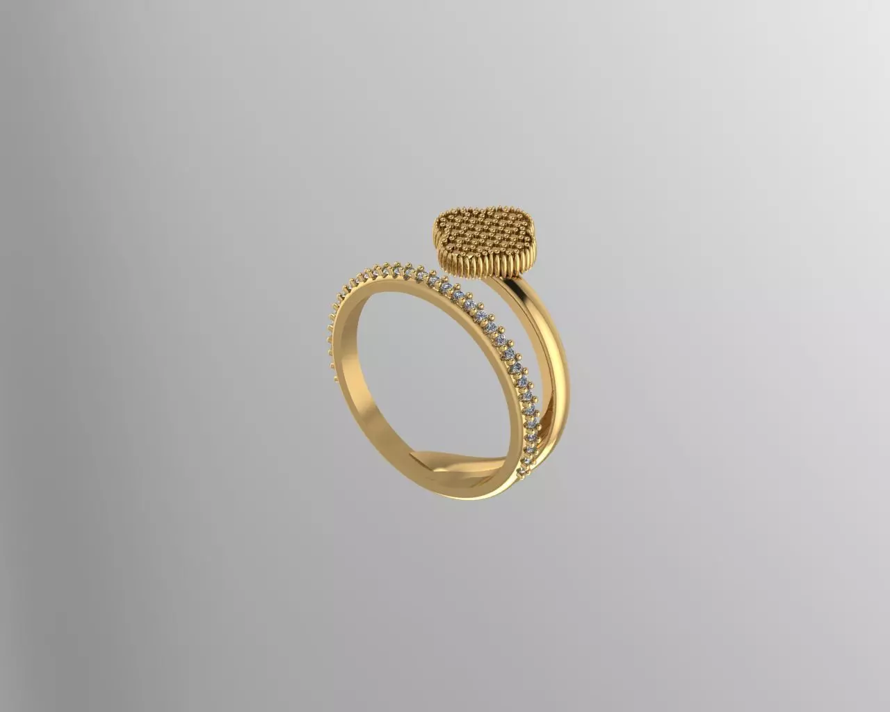 Ring Gold  3D print model_0