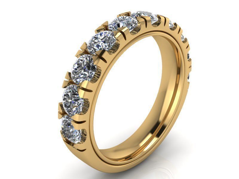 Nerrow halo briliiant ring 1474 3D print model 3D print model_1