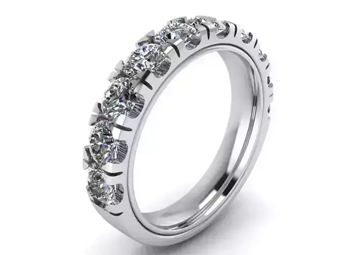 Nerrow halo briliiant ring 1474 3D print model