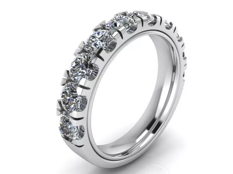 Nerrow halo briliiant ring 1474 3D print model 3D print model_0